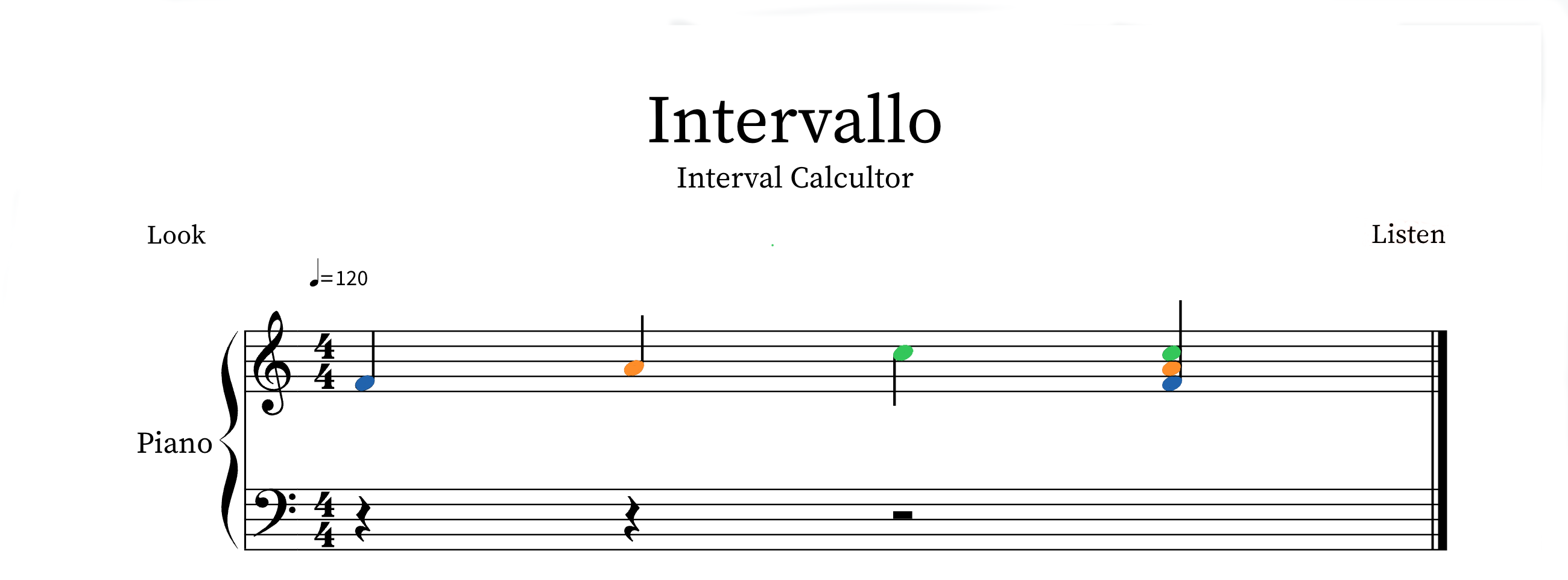 Intervallo grand staff